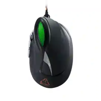 Mouse Optic Canyon Emisat Vertical, RGB LED, USB, Black-Green