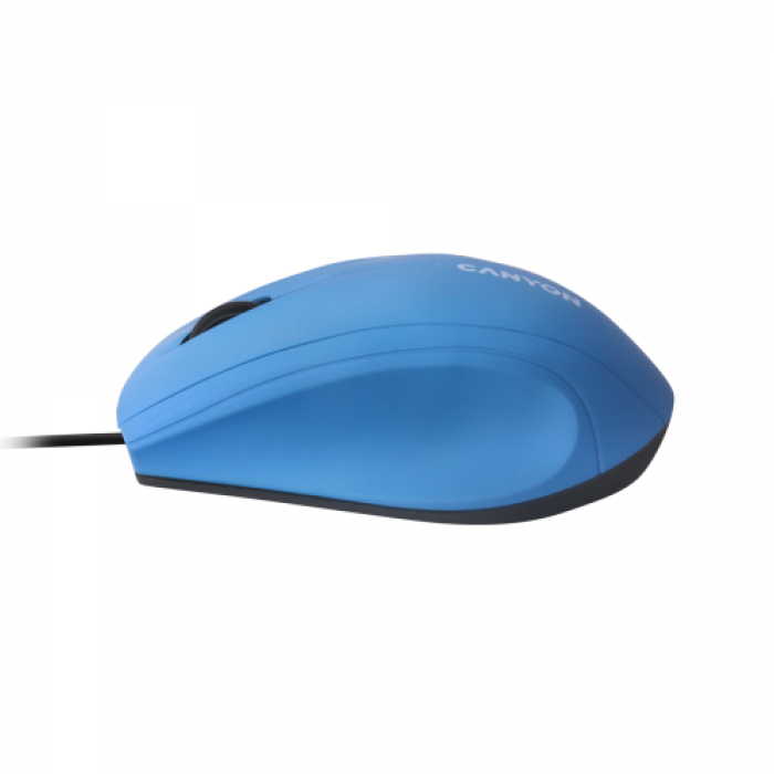 Mouse Optic Canyon M-05, USB, Light Blue