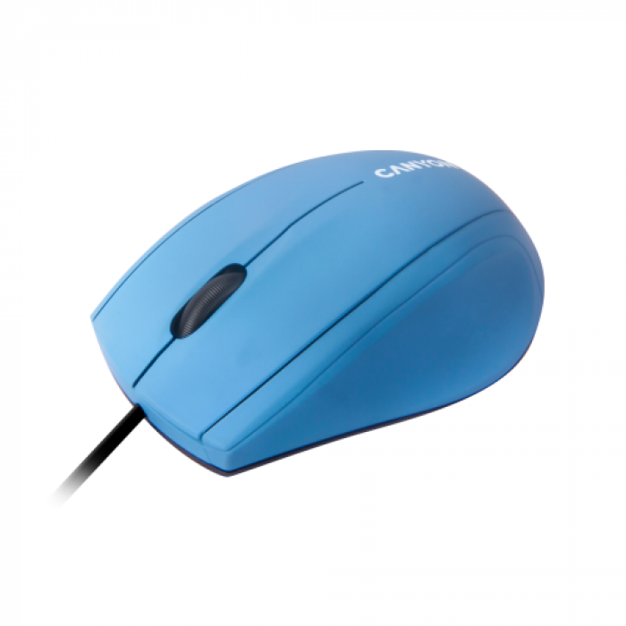 Mouse Optic Canyon M-05, USB, Light Blue