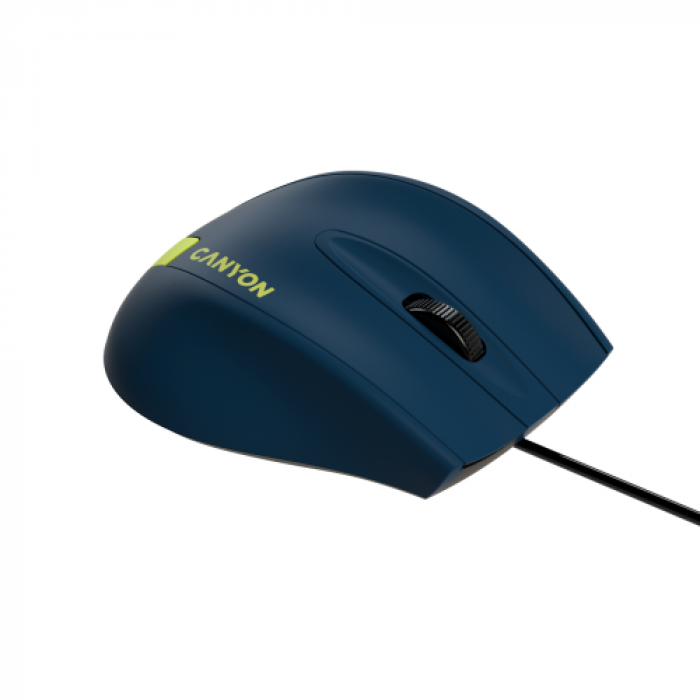 Mouse Optic Canyon M-11, USB, Blue-Green