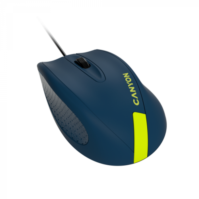 Mouse Optic Canyon M-11, USB, Blue-Green