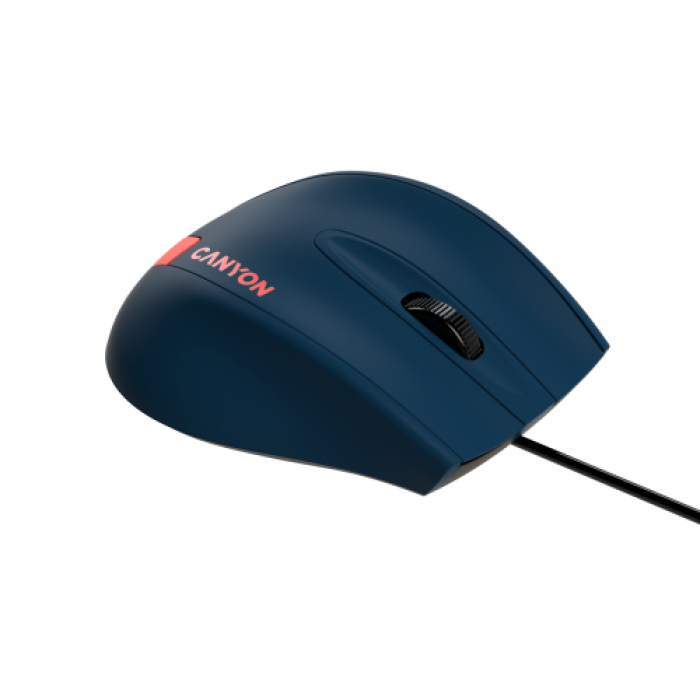 Mouse Optic Canyon M-11, USB, Blue-Red
