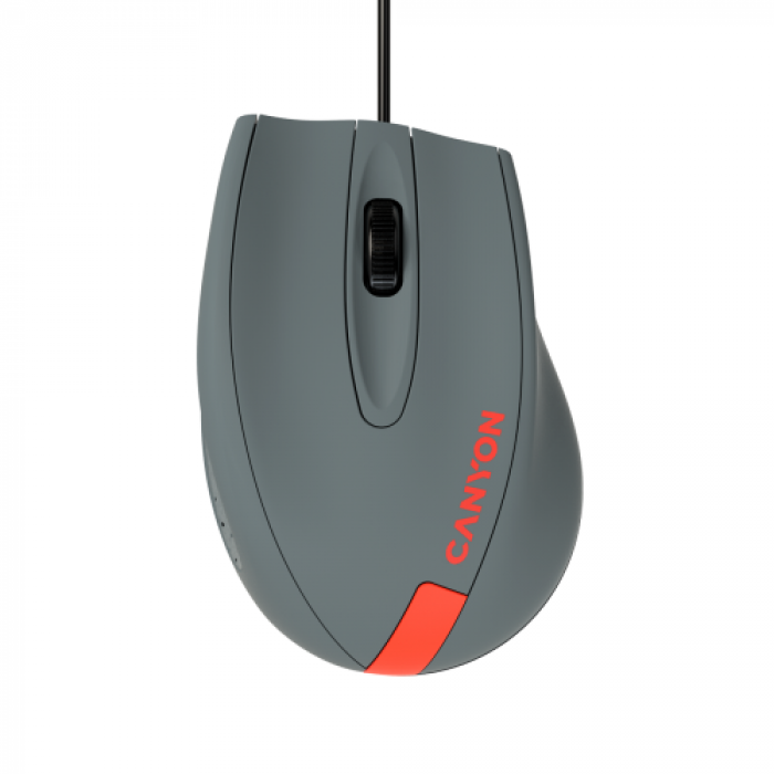 Mouse Optic Canyon M-11, USB, Gray-Red