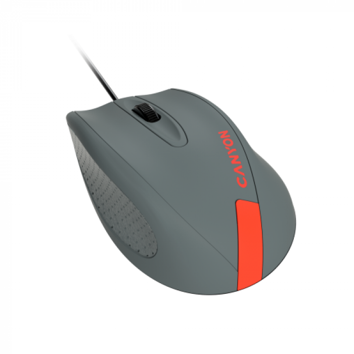 Mouse Optic Canyon M-11, USB, Gray-Red
