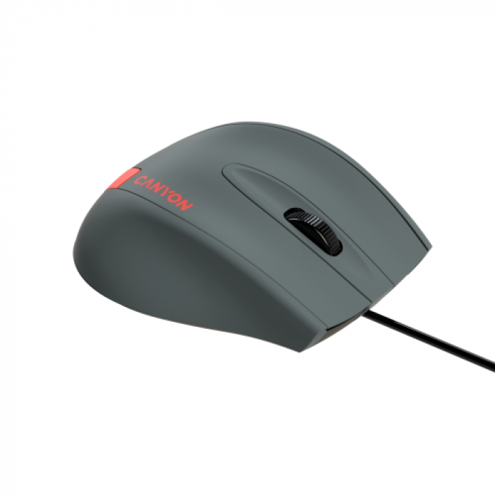 Mouse Optic Canyon M-11, USB, Gray-Red