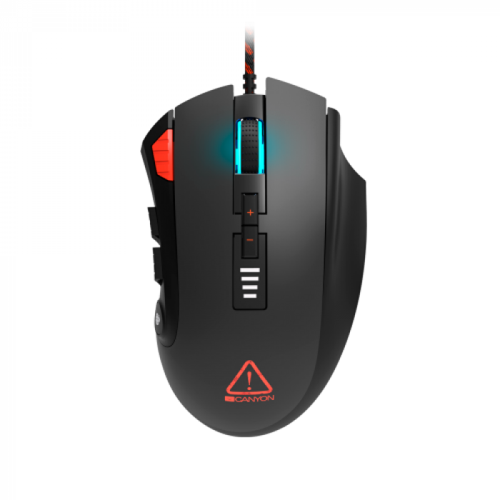 Mouse Optic Canyon Merkava, USB, Black