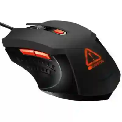 Mouse Optic Canyon Star Raider, USB, Black