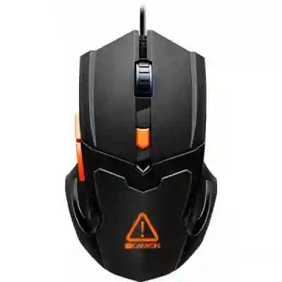 Mouse Optic Canyon Vigil, USB, Black-Orange