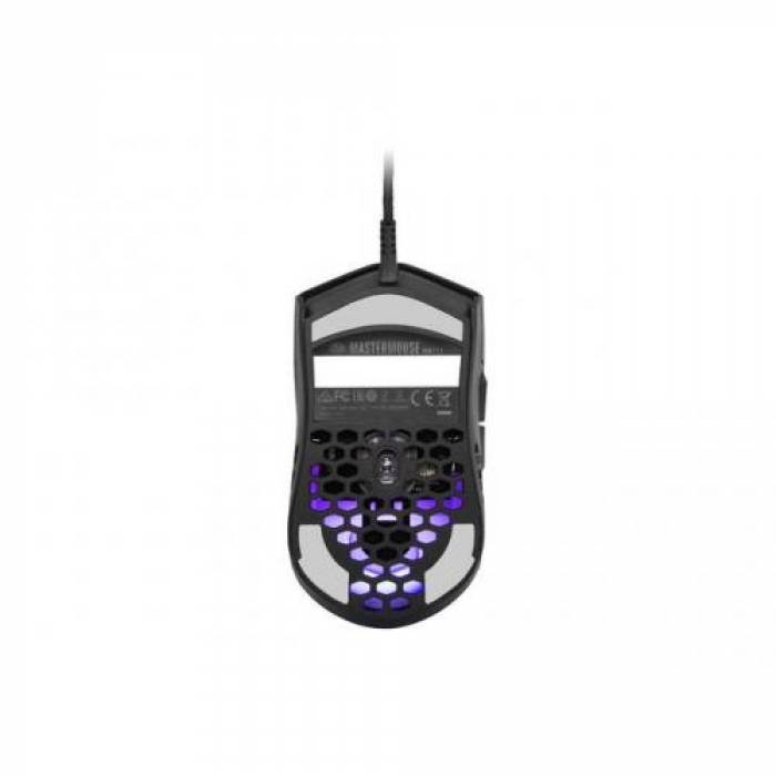 Mouse Optic Cooler Master MM711, RGB LED, USB, Matte Black