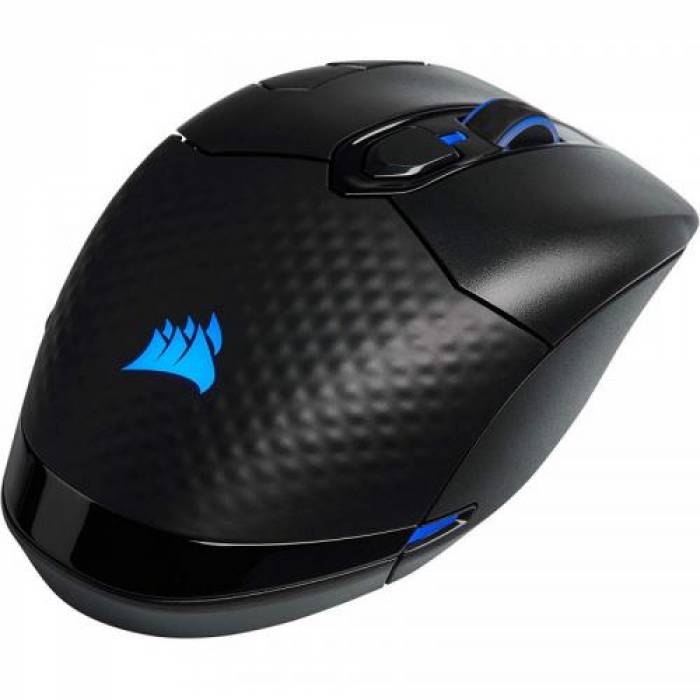 Mouse Optic Corsair DARK CORE PRO, RGB LED, USB/Bluetooth, Black