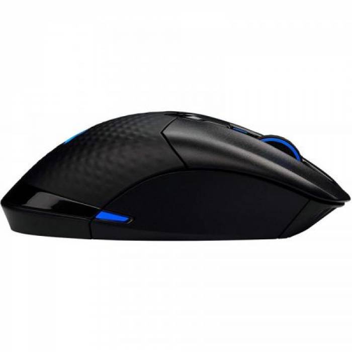 Mouse Optic Corsair DARK CORE PRO, RGB LED, USB/Bluetooth, Black