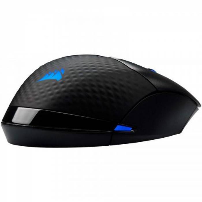 Mouse Optic Corsair DARK CORE PRO, RGB LED, USB/Bluetooth, Black