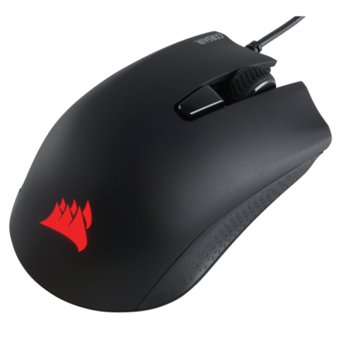 Mouse Optic Corsair Harpoon RGB PRO FPS/MOBA, RGB LED, USB, Black