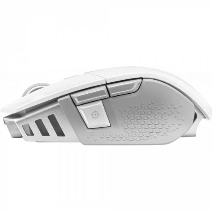 Mouse Optic Corsair M65 RGB Ultra Wireless, USB Wireless/Bluetooth , White-Grey