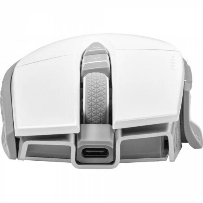 Mouse Optic Corsair M65 RGB Ultra Wireless, USB Wireless/Bluetooth , White-Grey
