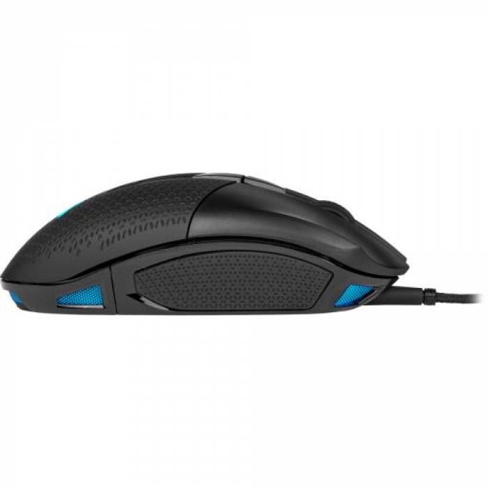 Mouse optic Corsair Nightsword, RGB LED, USB, Black