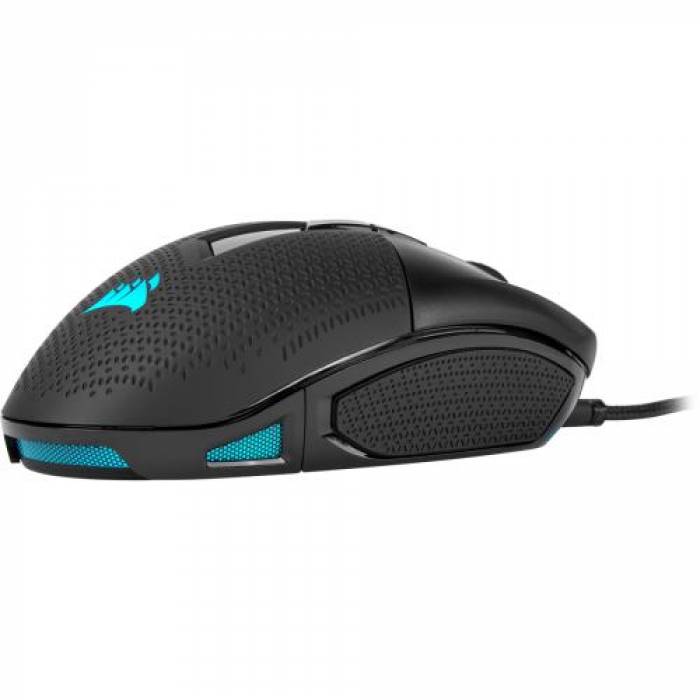 Mouse optic Corsair Nightsword, RGB LED, USB, Black