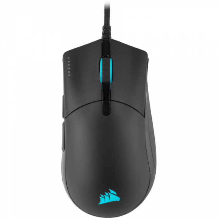 Mouse Optic Corsair SABRE RGB Pro, USB, Black