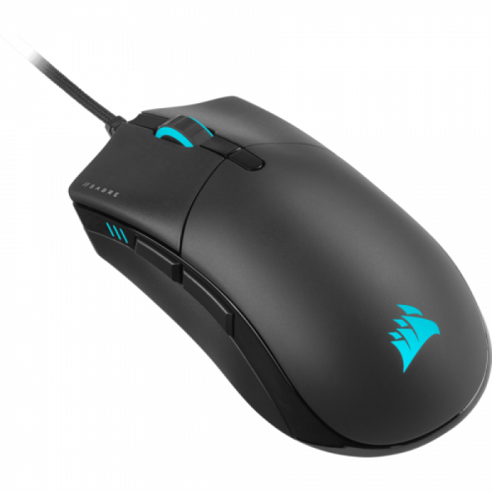 Mouse Optic Corsair SABRE RGB Pro, USB, Black