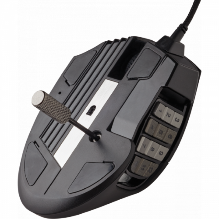 Mouse Optic Corsair SCIMITAR ELITE, RGB LED, USB, Black