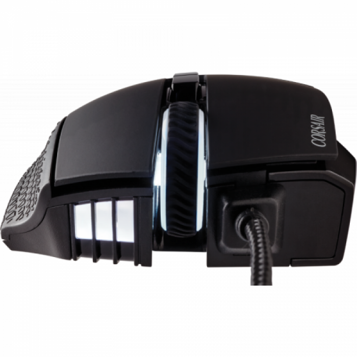 Mouse Optic Corsair SCIMITAR ELITE, RGB LED, USB, Black