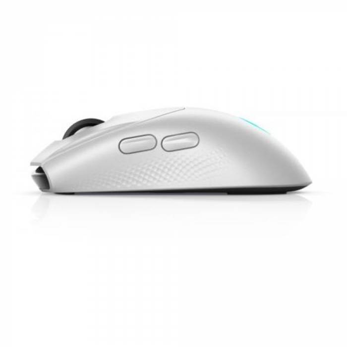 Mouse Optic Dell Alienware AW720M Tri-Mode, USB Wireless, Lunar Light