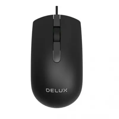 Mouse Optic Delux M322, USB, Black