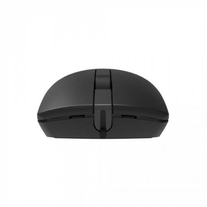 Mouse Optic Delux M322, USB, Black