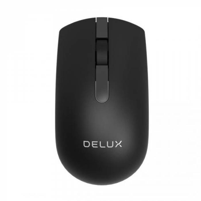 Mouse Optic Delux M322, USB Wireless, Black