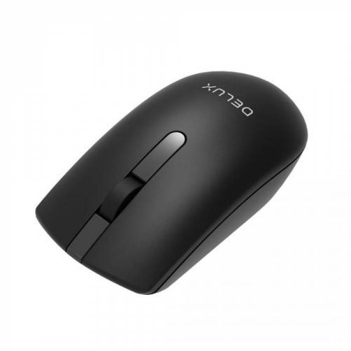 Mouse Optic Delux M322, USB Wireless, Black