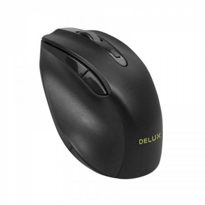 Mouse Optic Delux M517, USB Wireless, Black
