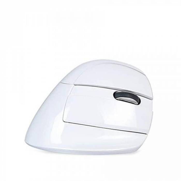 Mouse Optic Delux M618 Mini, USB Wireless/Bluetooth, White