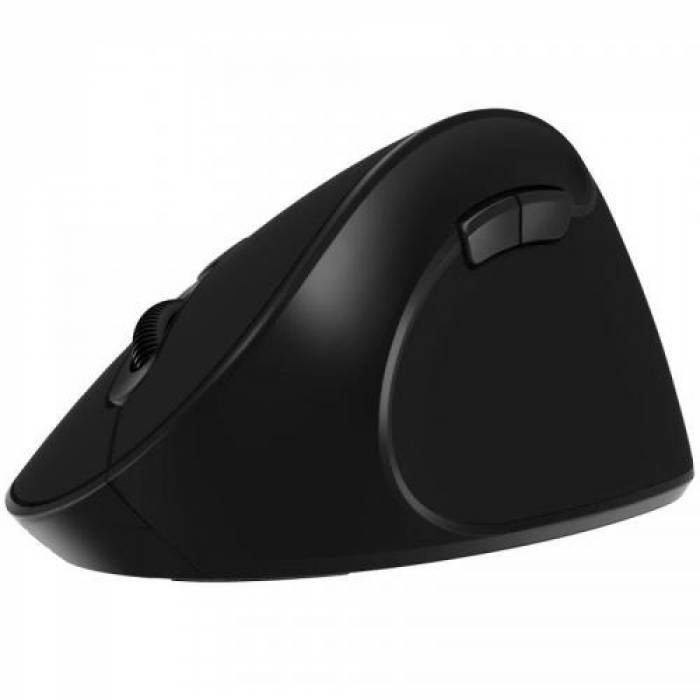 Mouse Optic Delux M618SE, USB Wireless, Black