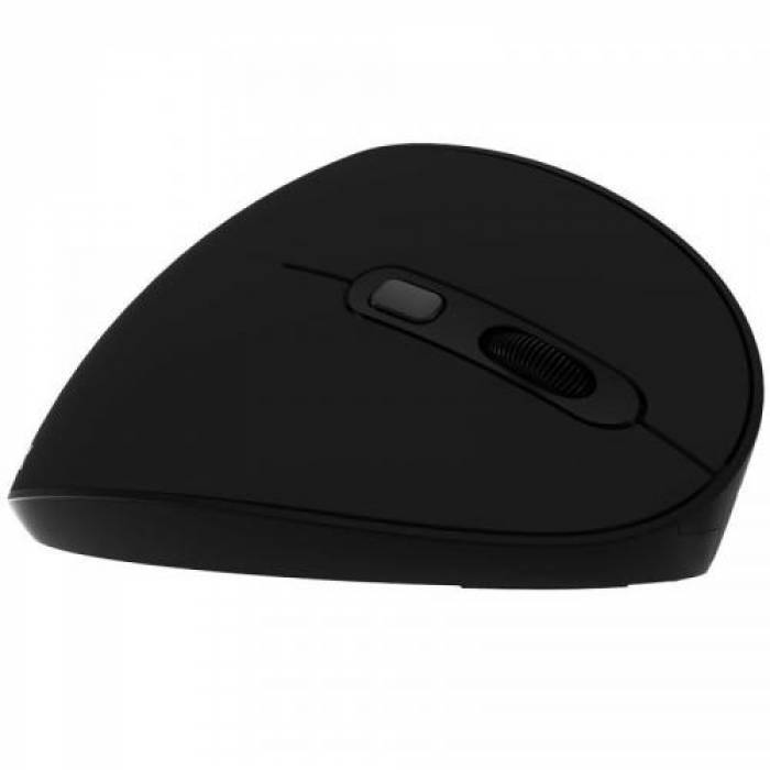 Mouse Optic Delux M618SE, USB Wireless, Black