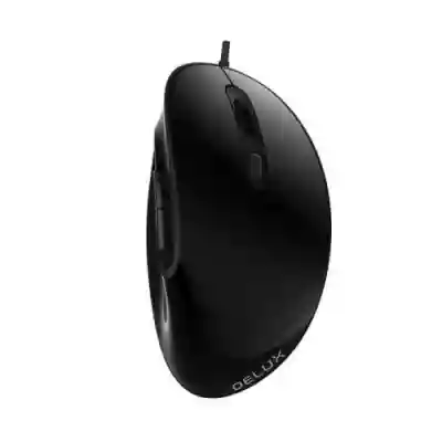 Mouse Optic Delux M618SEU, USB, Black