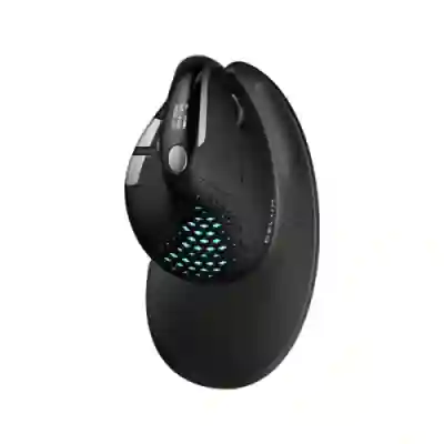 Mouse Optic Delux M618XSD, USB Wireless/Bluetooth, Black