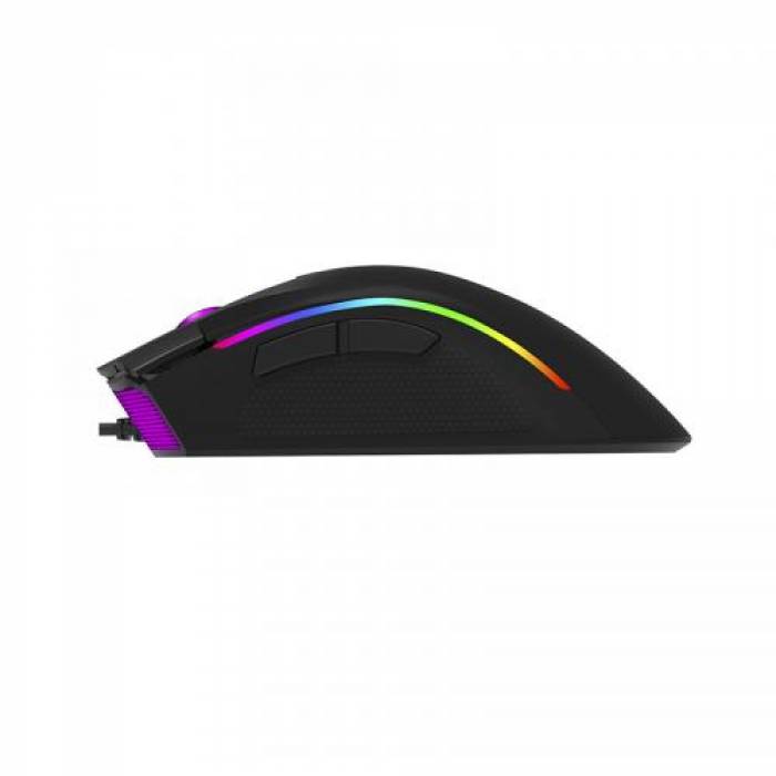 Mouse Optic Delux M625BU-BK, USB, Black