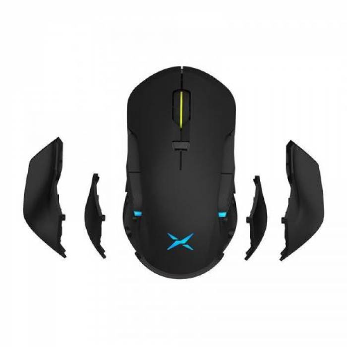 Mouse Optic Delux M627, USB Wireless, Black