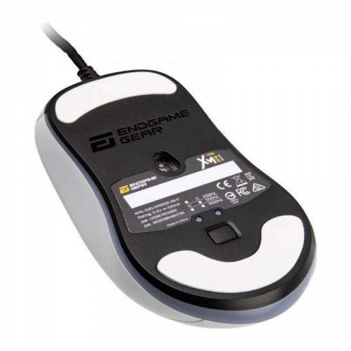 Mouse Optic Endgame Gear XM1 RGB, USB, White