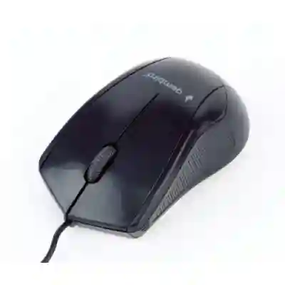 Mouse Optic Gembird MUS-3B-02, USB, Black