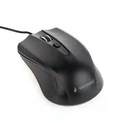 Mouse Optic Gembird MUS-4B-01, USB, Black