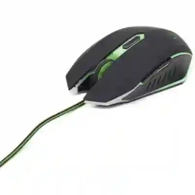 Mouse Optic Gembird MUSG-001-G, USB, Green