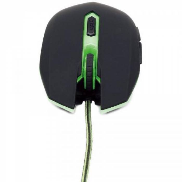 Mouse Optic Gembird MUSG-001-G, USB, Green