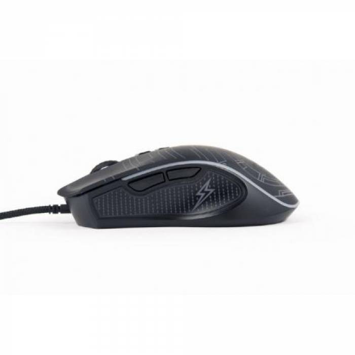 Mouse Optic Gembird MUSG-RGB-01, USB, Black