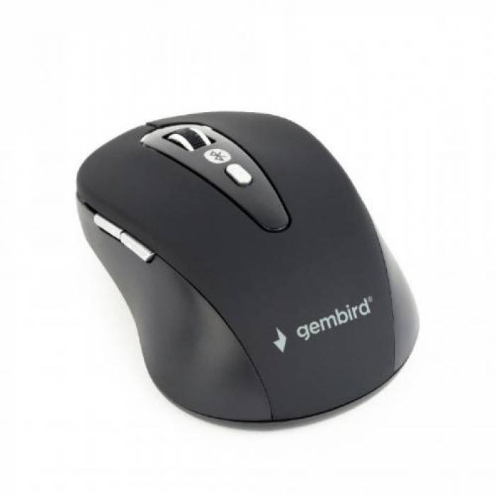 Mouse Optic Gembird MUSWB-6B-01, Bluetooth, Black