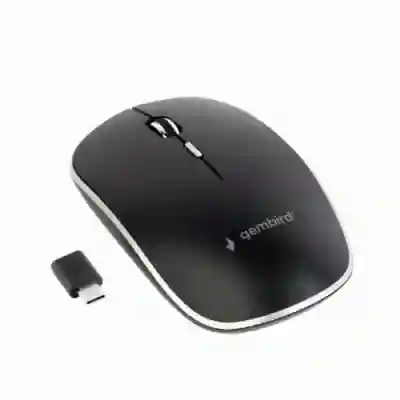 Mouse Optic Gembrid MUSW-4BSC-01, USB Wireless, Black