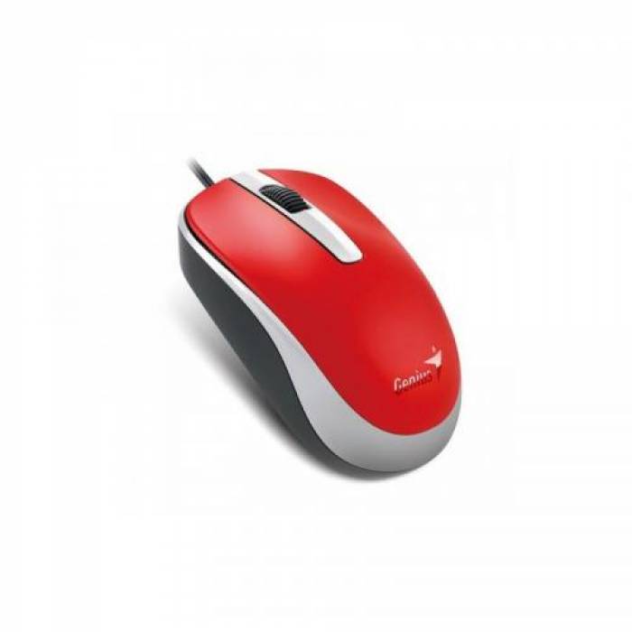 Mouse Optic Genius DX-110, USB, Red