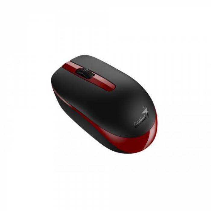 Mouse Optic Genius NX-7007, USB Wireless, Red