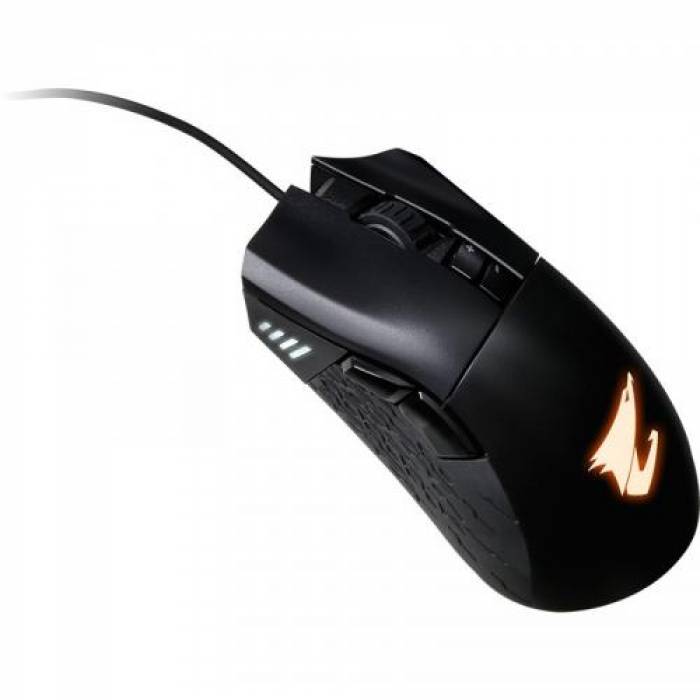 Mouse Optic GIGABYTE AORUS M3, RGB LED, USB, Black