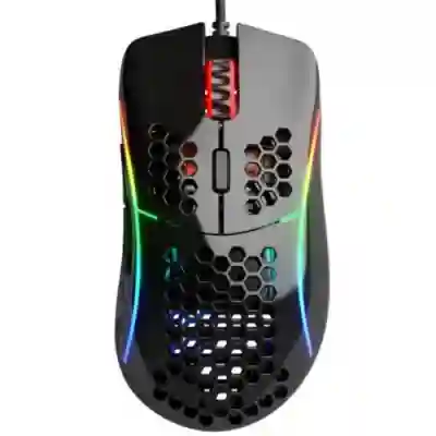 Mouse Optic Glorious PC Gaming Race Glorious Model D Minus, USB, Glossy Black